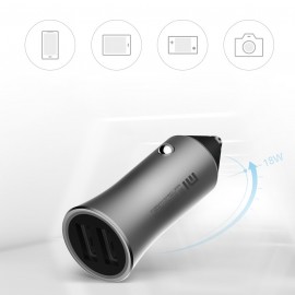 شارژر فندکی فست شارژ 18 وات مدل CC05ZM شیائومی - Xiaomi Mi Car Charger Pro 18W Quick Charge CC05ZM