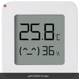 سنسور هوشمند نمایشگر دما و رطوبت شیائومی - Xiaomi Mi Mijia Smart Temperature and Humidity Sensor Monitor2 LYWSD03MMC