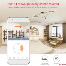 دوربین هوشمند آی پی چرخشی دام وایرلس پی تی زد شیائومی چانگ می آی می میجیا شیاومی | Xiaomi Mi Mijia imilabs Chuangmi iMi PTZ 360 WiFi Smart 1080P Camera CMSXJ03C Youth