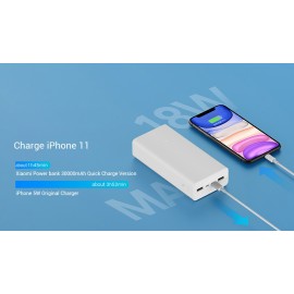 پاوربانک 30000 میلی آمپر ساعتی ورژن 3 فست شارژ شیائومی - Xiaomi Mi Power Bank 3 30000mAh PB3018ZM VXN4307CN