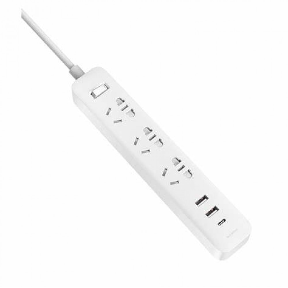 سه راهی برق فست شارژ تایپ سی دار 20 وات مدل 20W Fast 2A1C XMCXB05QM شیائومی - Xiaomi Mi Power Strip 20W Fast Charge Version 2A1C XMCXB05QM