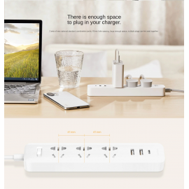 سه راهی برق فست شارژ تایپ سی دار 20 وات مدل 20W Fast 2A1C XMCXB05QM شیائومی - Xiaomi Mi Power Strip 20W Fast Charge Version 2A1C XMCXB05QM