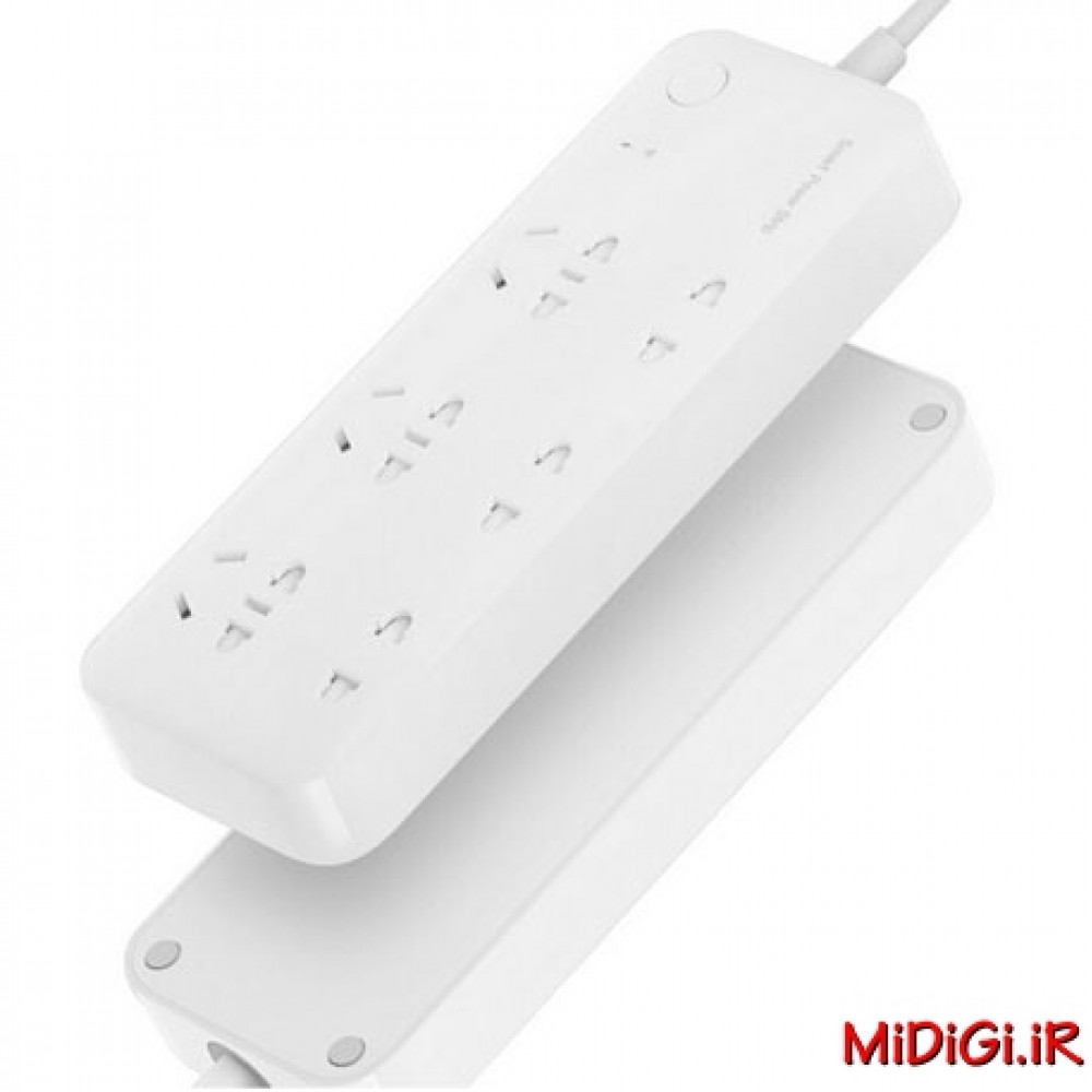 چند راهی برق هوشمند شیائومی می شیاومی | Xiaomi Mi Smart Power Strip ZNCXB01ZM White