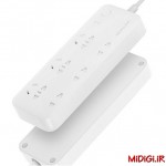 چند راهی برق هوشمند شیائومی می شیاومی | Xiaomi Mi Smart Power Strip ZNCXB01ZM White