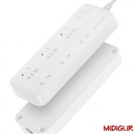 چند راهی برق هوشمند شیائومی می شیاومی | Xiaomi Mi Smart Power Strip ZNCXB01ZM White