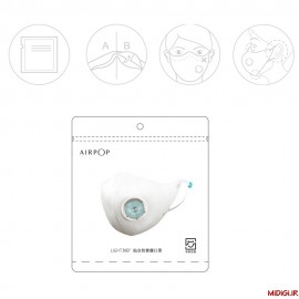 ماسک فیلتردار آنتی باکتریال ضد گرد و غبار مدل ایرپاپ 360 میجیا شیاومی شیائومی | Xiaomi Mijia AirPOP Light 360° PM2.5 Anti-haze Anti-smog Antibacterial Pollution Mask