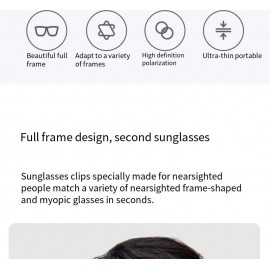 گیره عینک آفتابی پلاريزه میجیا مدل MJTA05LM Clip-On شيائومی - Xiaomi Mijia Anti-Slip Polarized Sunglasses Clip-On MJTA05LM