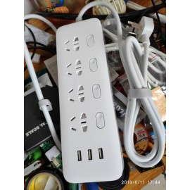 چند راهی برق و شارژر 4 سوکت کلید دار و 3 یو اس بی مدل MJSWSKCXB-01QM شیائومی - Xiaomi Mijia Power Strip 4 Sockets 3 USB MJSWSKCXB-01QM