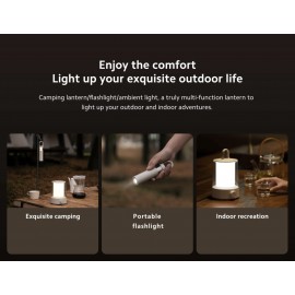 چراغ فانوسی کمپینگ هوشمند مدل Mijia MJLYD001QW شیائومی - Xiaomi Mijia Split Camping Light MJLYD001QW