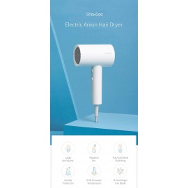 سشوار قابل حمل مسافرتی یون منفی مدل ShowSee A1-W شیائومی - Xiaomi ShowSee A1-W Anion Hair Dryer