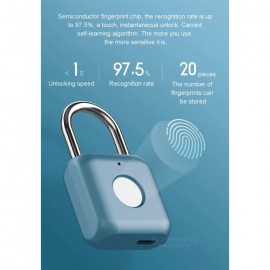 قفل آویز هوشمند لمسی اثر انگشتی مدل Uodi Kitty YD-K1 شیائومی - Xiaomi Uodi Kitty Smart Fingerprint Padlock YD-K1