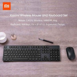 کیبورد و موس وایرلس بی سیم مدل WXJS01YM شیائومی - Xiaomi Wireless Keyboard and Mouse Set WXJS01YM