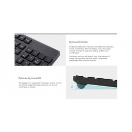 کیبورد و موس وایرلس بی سیم مدل WXJS01YM شیائومی - Xiaomi Wireless Keyboard and Mouse Set WXJS01YM