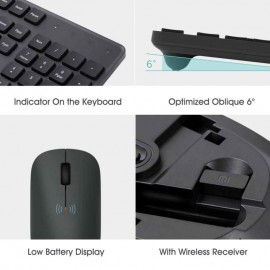 کیبورد و موس وایرلس بی سیم مدل WXJS01YM شیائومی - Xiaomi Wireless Keyboard and Mouse Set WXJS01YM