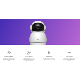 دوربین مدار بسته هوشمند چرخشی دام گارد گلوبال مدل YI Dome Guard شیائومی - Xiaomi YI Dome Guard Camera 1080p YRS.3019 Global