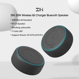 اسپیکر بلوتوثی و شارژر وایرلس 20 وات مدل ZMI B508 شیائومی - Xiaomi ZMI Bluetooth Speaker 20W Wireless Charger