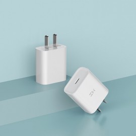 شارژر فست 20 واتی تایپ سی زدمی شیائومی مدل Xiaomi ZMI HA716 USB Type-C 20W Charger