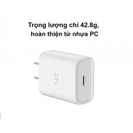 شارژر فست 20 واتی تایپ سی زدمی شیائومی مدل Xiaomi ZMI HA716 USB Type-C 20W Charger