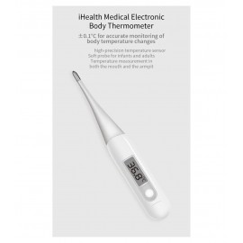 تب سنج و دماسنج دیجیتالی بدن مدل iHealth Andon PT-101B شیائومی - Xiaomi iHealth Andon PT101B Medical Electronic Digital LED Thermometer