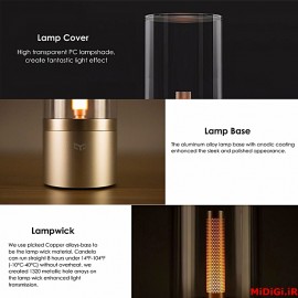 چراغ خواب هوشمند طرح شمع شیائومی می شیاومی | Xiaomi Mi Yeelight YLFW01YL Candela Smart Mood Candlelight Lamp