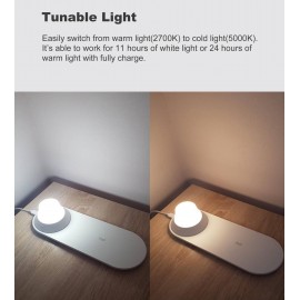 چراغ خواب و شارژر وایرلس شیائومی | Xiaomi Yeelight YLYD04YI 10W Wireless Fast Charger LED Night Light