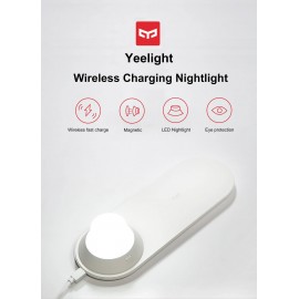 چراغ خواب و شارژر وایرلس شیائومی | Xiaomi Yeelight YLYD04YI 10W Wireless Fast Charger LED Night Light