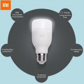 لامپ چراغ حبابی هوشمند LED می شیاومی شیائومی آفتابی مهتابی | Xiaomi Mi Yeelight Smart Light Bulb