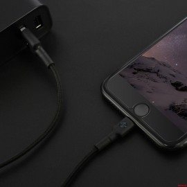 کابل شارژ بافته شده کنفی آیفون زدمی شیائومی شیاومی | Xiaomi ZMI lightning Cable Weave 1m AL803 