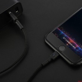 کابل شارژ بافته شده کنفی آیفون زدمی شیائومی شیاومی | Xiaomi ZMI lightning Cable Weave 1m AL803 