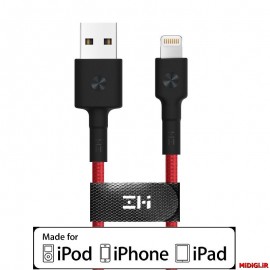 کابل شارژ بافته شده کنفی آیفون زدمی شیائومی شیاومی | Xiaomi ZMI lightning Cable Weave 1m AL803 