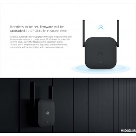 روتر تقویت کننده آمپیلیفایر سیگنال وایفای نسخه پرو رنگ مشکی شیائومی می شیاومی | Xiaomi Mi WiFi Router Amplifier Pro