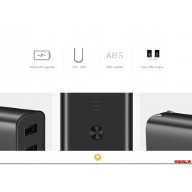 پاوربانک و شارژر فست 6500 میلی آمپر ساعتی زدمی شیاومی شیائومی | Xiaomi Mi ZMI APB01 6500mAh Power Bank And Quick Charger 3