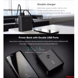 پاوربانک و شارژر فست 6500 میلی آمپر ساعتی زدمی شیاومی شیائومی | Xiaomi Mi ZMI APB01 6500mAh Power Bank And Quick Charger 3