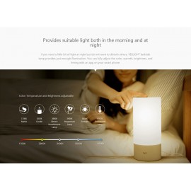 چراغ خواب هوشمند سری وای فای شیائومی می شیاومی | Xiaomi Mi Yeelight Smart LED Bedside wifi Lamp Gold