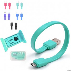 کابل بیست سانتی برای اندروید| Portable Mini Candy Phone Charging Cable 20CM For Android