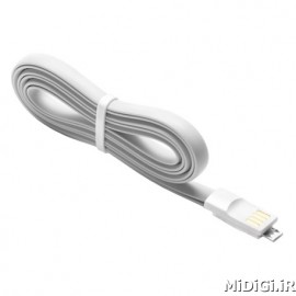 کابل میکرو یو اس بی فست شارژ فلت 1.2 متری می شیاومی شیائومی | Xiaomi Mi Micro USB Fast Charging Cable 120cm