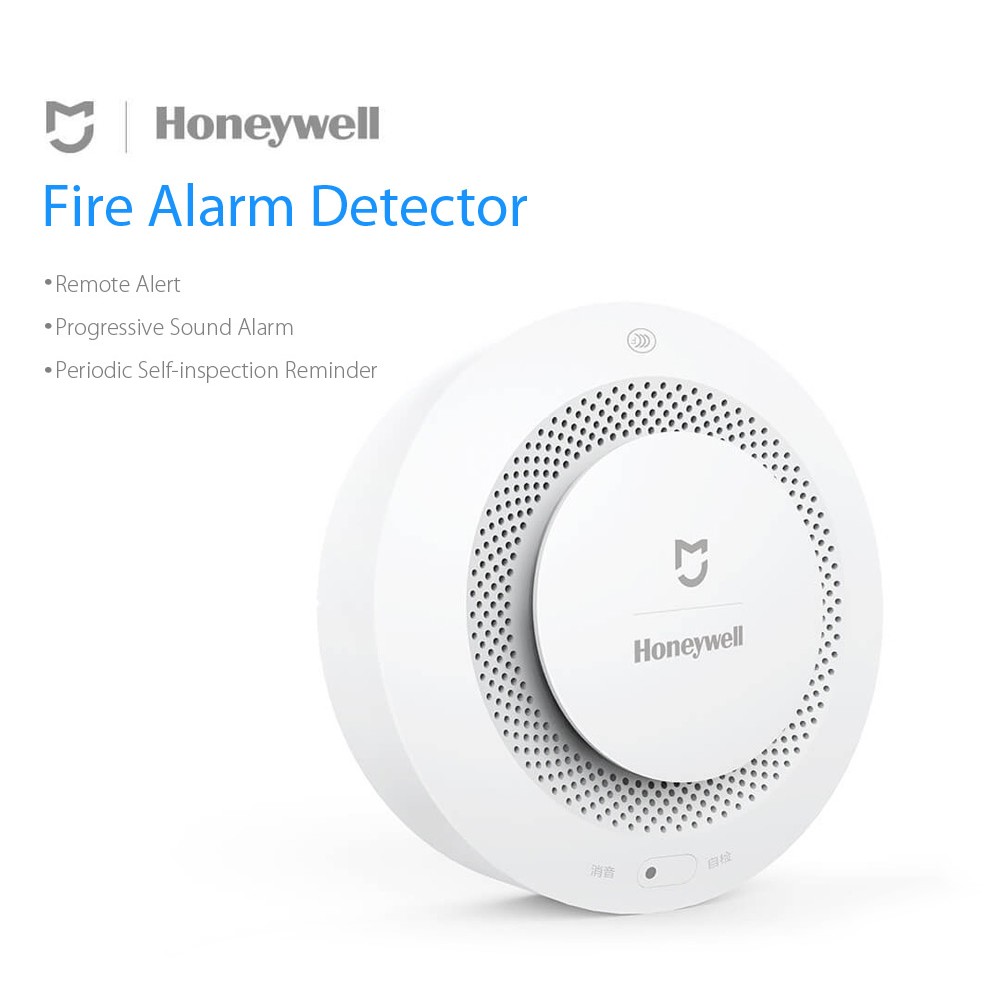 سنسور آلارم و هشدار آتش و تشخیص دود هانیول میجیا می شیاومی شیامی شیائومی | Xiaomi Mi Mijia Honeywell Fire Alarm Detector WHITE