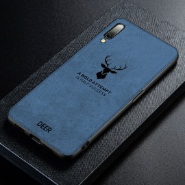 قاب و بک کاور گوشی مدل Mi A3 شیائومی طرح گوزنی | Xiaomi Mi A3 / CC9e Cloth Texture Silicone Deer Case Cover