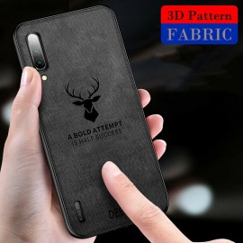 قاب و بک کاور گوشی مدل Mi A3 شیائومی طرح گوزنی | Xiaomi Mi A3 / CC9e Cloth Texture Silicone Deer Case Cover