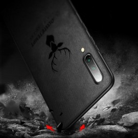 قاب و بک کاور گوشی مدل Mi A3 شیائومی طرح گوزنی | Xiaomi Mi A3 / CC9e Cloth Texture Silicone Deer Case Cover