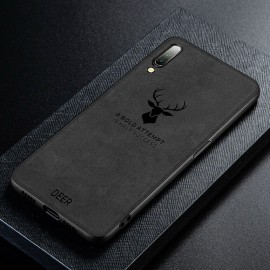 قاب و بک کاور گوشی مدل Mi A3 شیائومی طرح گوزنی | Xiaomi Mi A3 / CC9e Cloth Texture Silicone Deer Case Cover