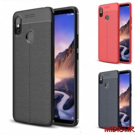 قاب و بک کاور طرح چرم مدل آتو فوکوس گوشی می 8 شیائومی - Xiaomi Mi 8 Auto Focus Case Cover