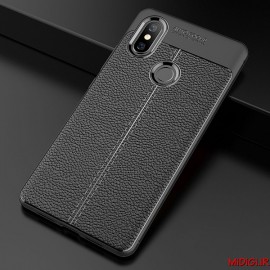 قاب و بک کاور طرح چرم مدل آتو فوکوس گوشی می 8 شیائومی - Xiaomi Mi 8 Auto Focus Case Cover