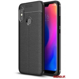 قاب و بک کاور طرح چرم مدل آتو فوکوس گوشی می 8 شیائومی - Xiaomi Mi 8 Auto Focus Case Cover