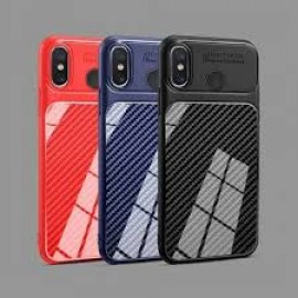 قاب و بک کاور طرح فیبر کربن مدل آتو فوکوس گوشی می 8 شیاومی شیائومی - Xiaomi Mi 8 Auto Focus Case Cover