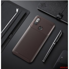 قاب و بک کاور طرح فیبر کربن مدل آتو فوکوس گوشی می 8 شیاومی شیائومی - Xiaomi Mi 8 Auto Focus Case Cover