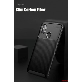 قاب و بک کاور طرح فیبر کربن مدل آتو فوکوس گوشی می 8 شیاومی شیائومی - Xiaomi Mi 8 Auto Focus Case Cover