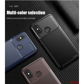 قاب و بک کاور طرح فیبر کربن مدل آتو فوکوس گوشی می 8 شیاومی شیائومی - Xiaomi Mi 8 Auto Focus Case Cover