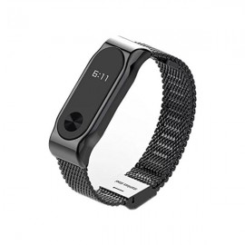 بند فلزی قفلی میلانس طرح حصیری ریز می بند 2 کد 101 و 304 شیاومی شیائومی | Xiaomi Mi Miband 2 Smart Bracelet Milanese Metal Strap 101-304