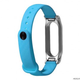 بند سیلیکونی با فریم فلزی می بند 2 مدل Tamister TC2 مچ بند می شیاومی شیائومی | Xiaomi Mi MiBand2 Tamister Tc2 Watch Strap